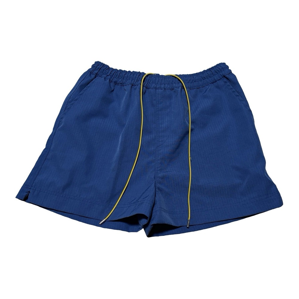 MNML Summer Shorts Men's Size Large - Blue Ripstop Drawstrings Gym Running